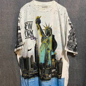 Vintage Island Boyz New York City All over print tee
